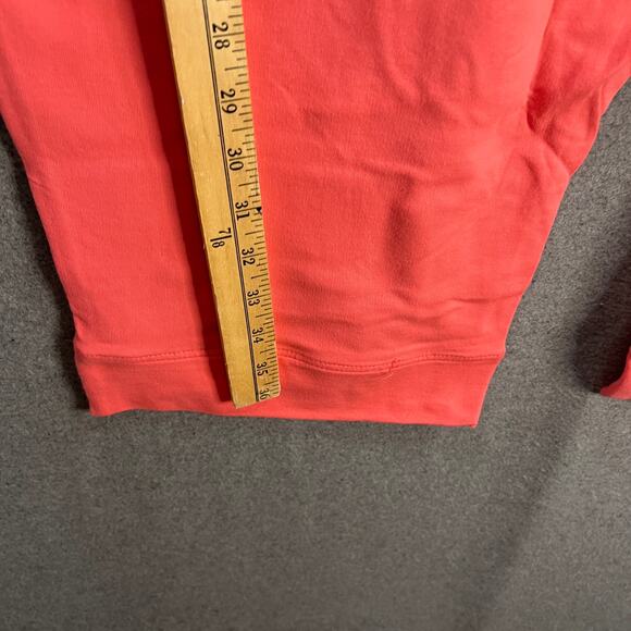 Sport Savvy Petite French Terry Straight Leg Ankle Pant Coral, Petite 5X - Picture 4 of 8